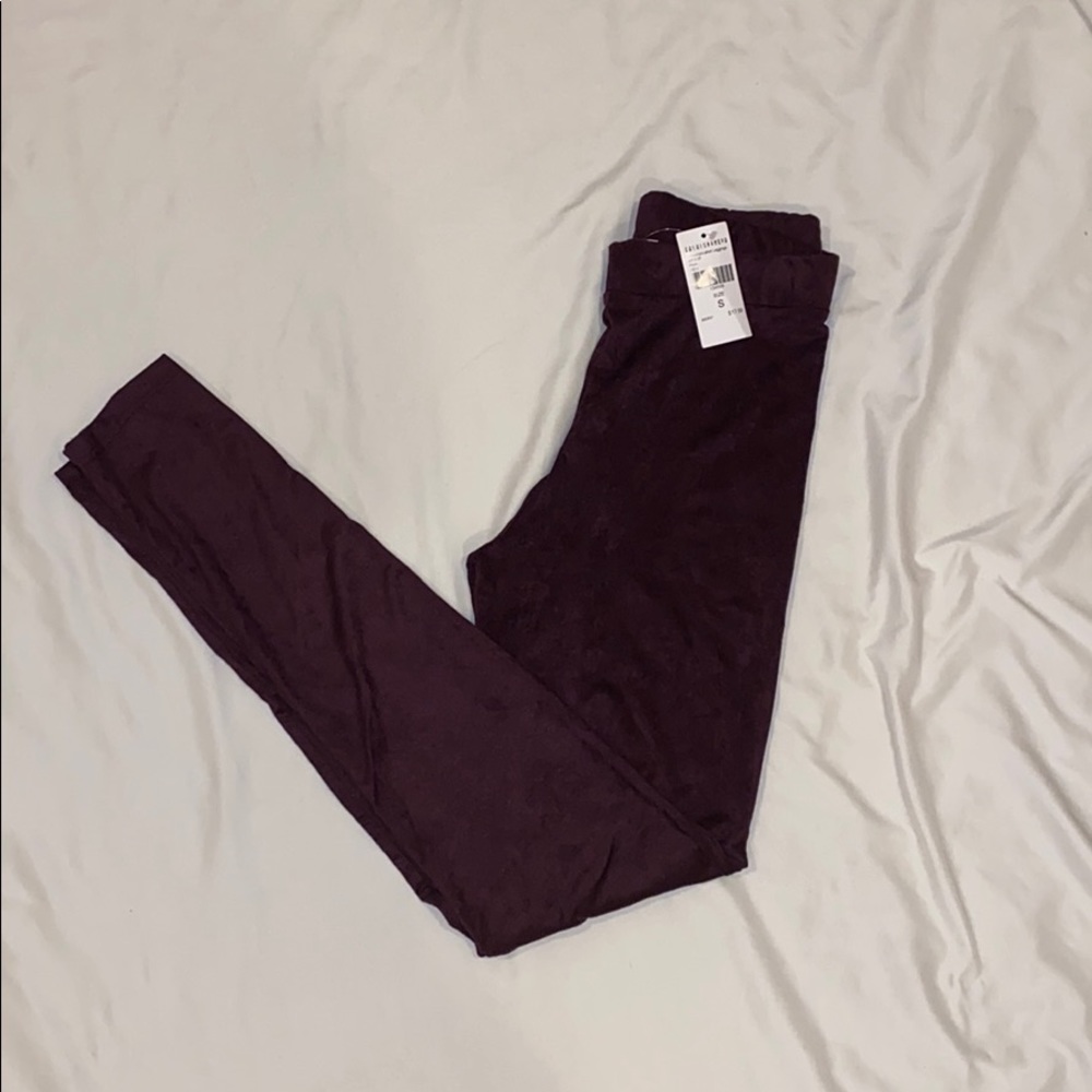 Velvet leggings